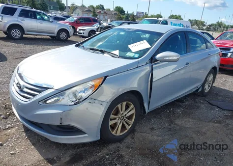 2014 Hyundai Sonata Gls из США, поврежденный, VIN 5NPEB4AC8EH823916
